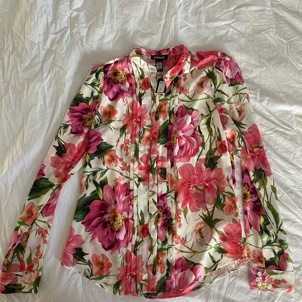 Beautiful flower blouse